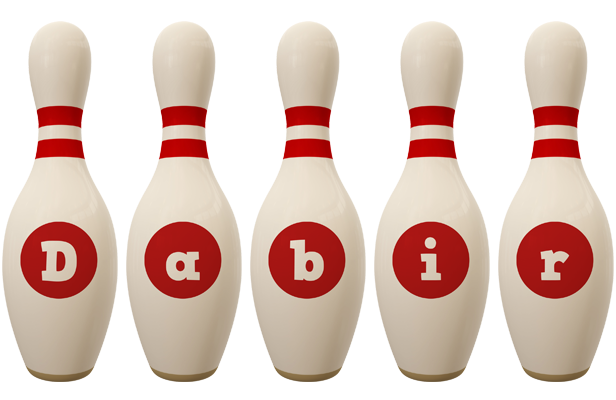 Dabir bowling-pin logo