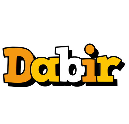 Dabir cartoon logo