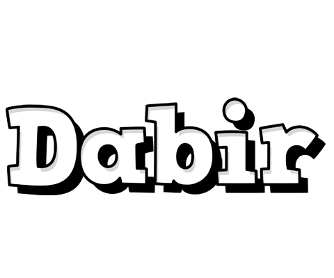 Dabir snowing logo
