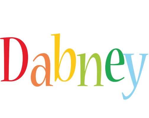 Dabney birthday logo
