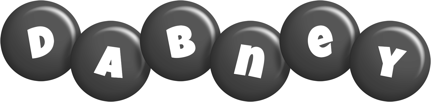 Dabney candy-black logo