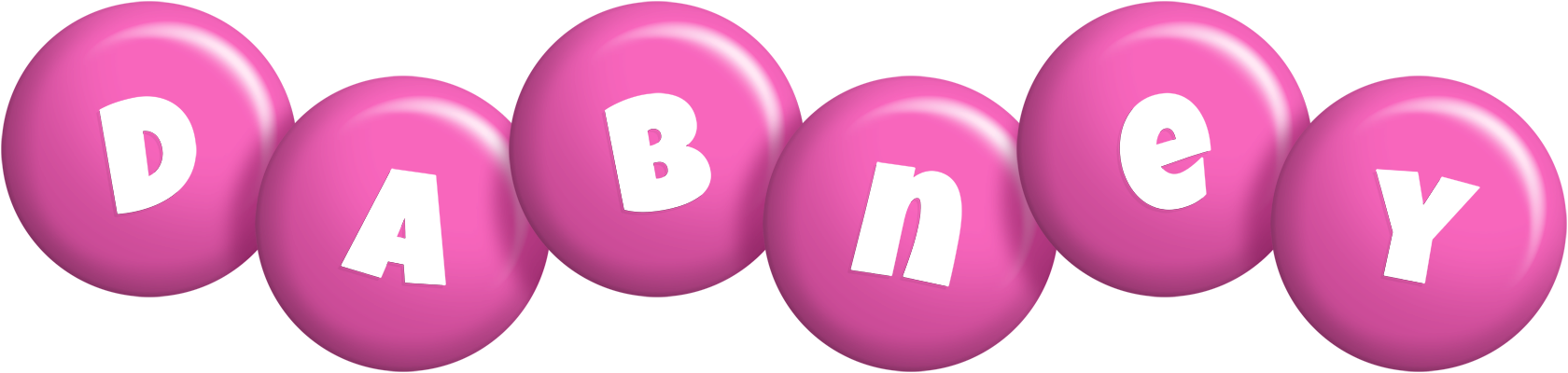 Dabney candy-pink logo