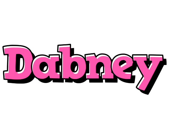 Dabney girlish logo