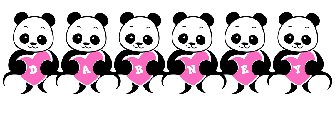 Dabney love-panda logo