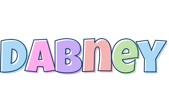 Dabney pastel logo