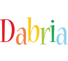 Dabria birthday logo