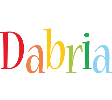Dabria birthday logo