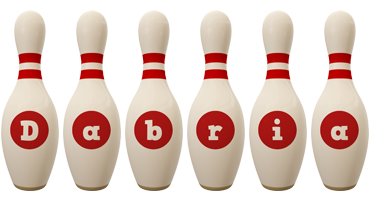 Dabria bowling-pin logo