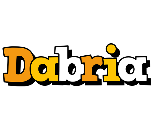 Dabria cartoon logo
