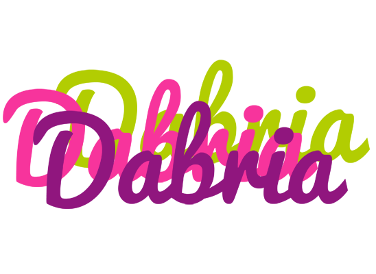 Dabria flowers logo