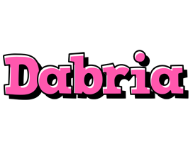 Dabria girlish logo