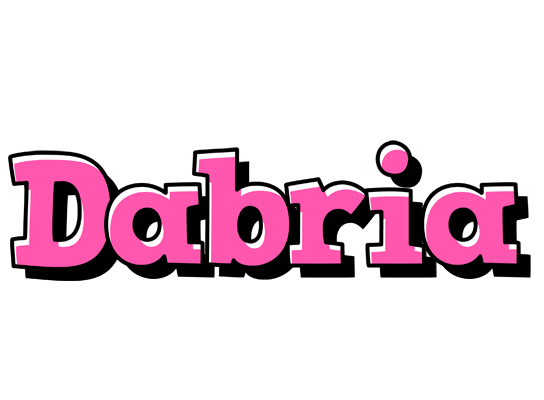 Dabria girlish logo