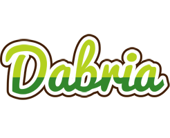 Dabria golfing logo