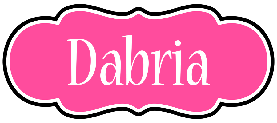 Dabria invitation logo