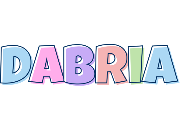 Dabria pastel logo