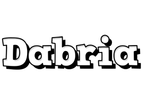 Dabria snowing logo
