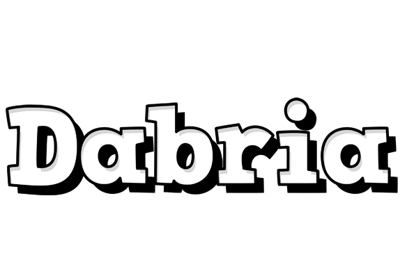 Dabria snowing logo