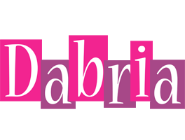 Dabria whine logo