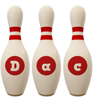 Dac bowling-pin logo