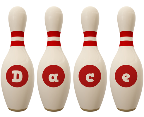 Dace bowling-pin logo