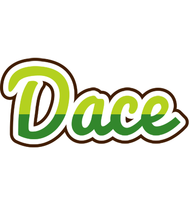 Dace golfing logo