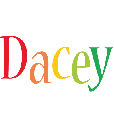 Dacey birthday logo