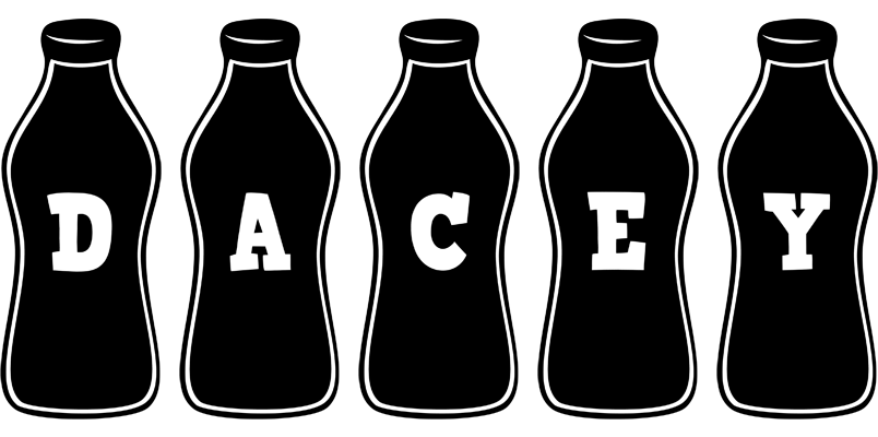 Dacey bottle logo