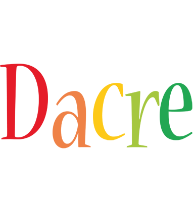 Dacre birthday logo