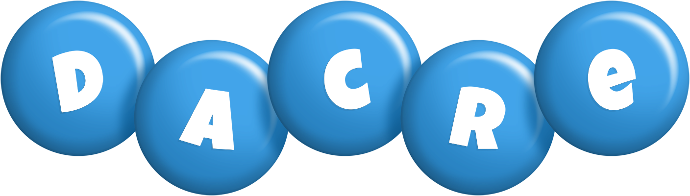Dacre candy-blue logo