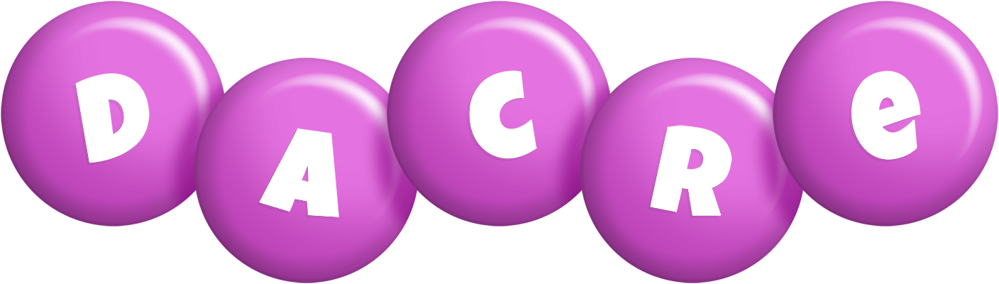 Dacre candy-purple logo
