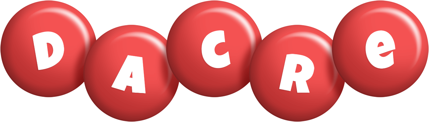 Dacre candy-red logo
