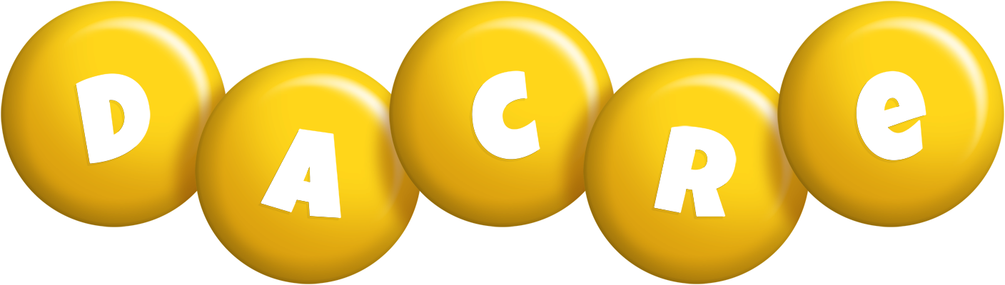 Dacre candy-yellow logo