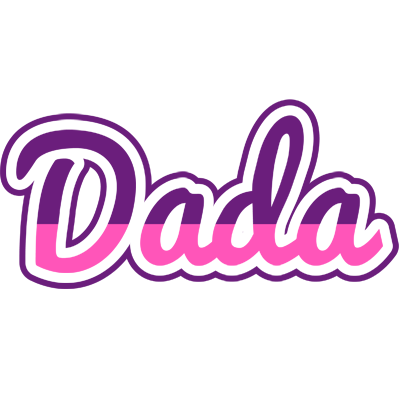 Dada cheerful logo