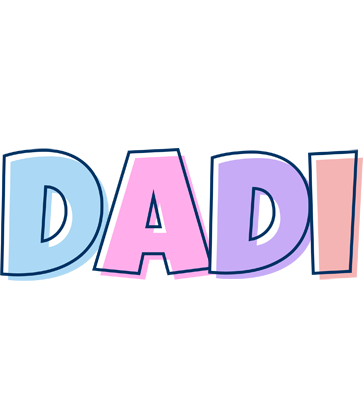Dadi pastel logo