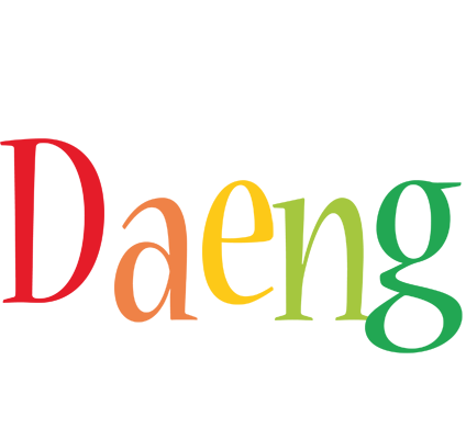 Daeng birthday logo