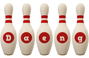 Daeng bowling-pin logo