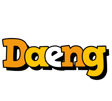Daeng cartoon logo