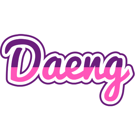 Daeng cheerful logo