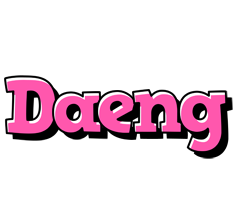 Daeng girlish logo