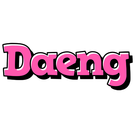 Daeng girlish logo