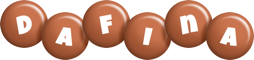 Dafina candy-brown logo