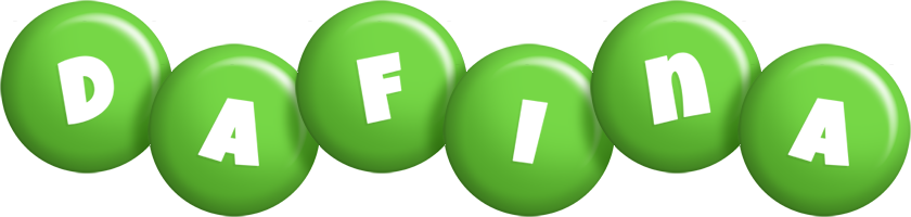 Dafina candy-green logo