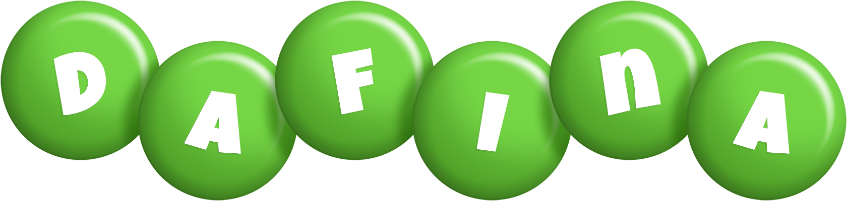 Dafina candy-green logo