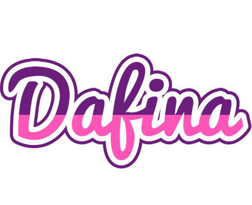 Dafina cheerful logo