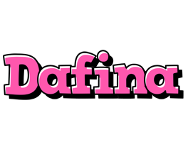 Dafina girlish logo