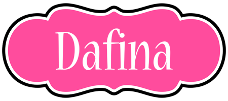 Dafina invitation logo