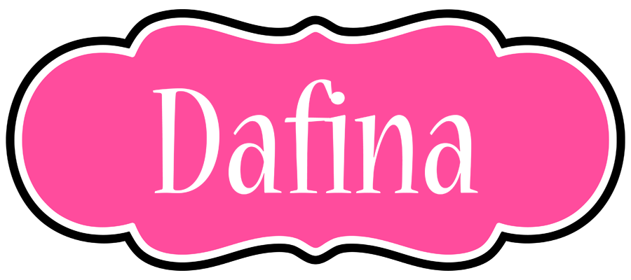 Dafina invitation logo