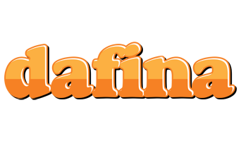 Dafina orange logo