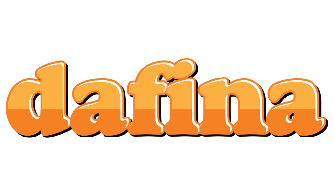 Dafina orange logo