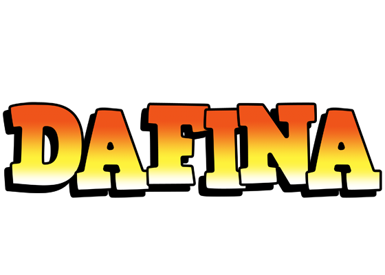 Dafina sunset logo